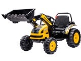Vehicle Excavator Tractor Yellow