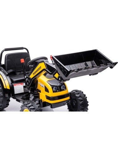 Vehicle Excavator Tractor Yellow