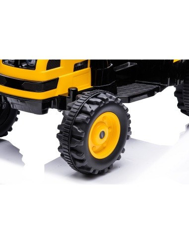 Vehicle Excavator Tractor Yellow