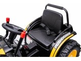 Vehicle Excavator Tractor Yellow