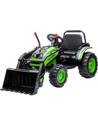 Vehicle Excavator Tractor Green