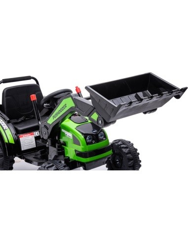 Vehicle Excavator Tractor Green