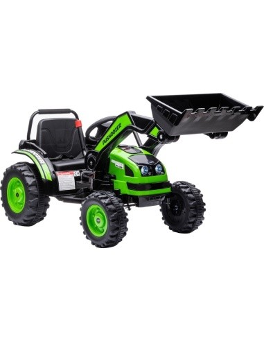 Vehicle Excavator Tractor Green