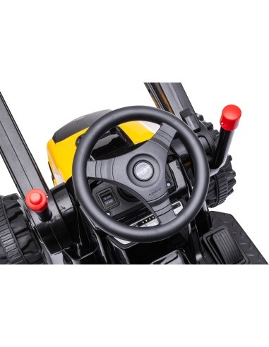 Vehicle Excavator Tractor Yellow