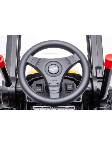 Vehicle Excavator Tractor Yellow