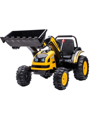 Vehicle Excavator Tractor Yellow