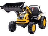 Vehicle Excavator Tractor Yellow