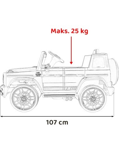 Mercedes G63 Red