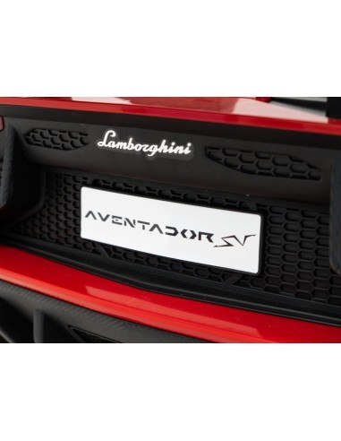Transporto priemonė Lamborghini Aventador SV Red