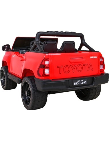 Toyota Hilux transporto priemonė Raudona