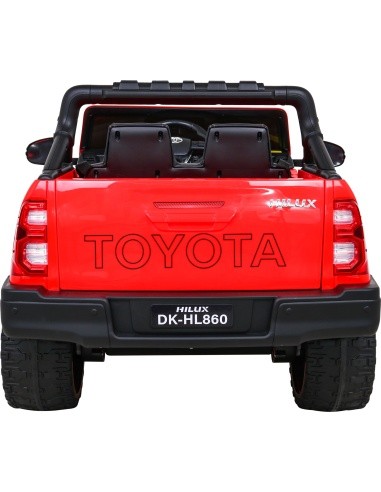 Toyota Hilux transporto priemonė Raudona