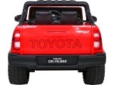 Toyota Hilux transporto priemonė Raudona