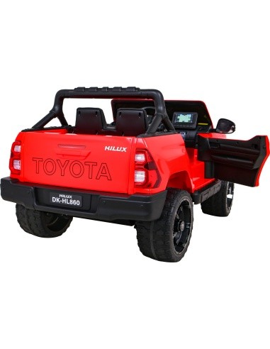 Toyota Hilux transporto priemonė Raudona