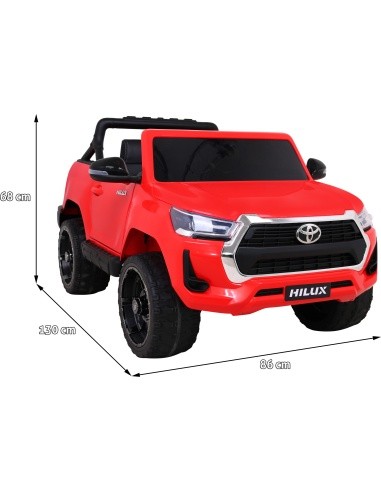 Toyota Hilux transporto priemonė Raudona