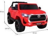 Toyota Hilux transporto priemonė Raudona