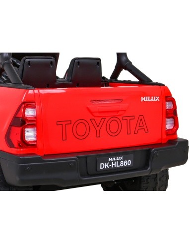 Toyota Hilux transporto priemonė Raudona