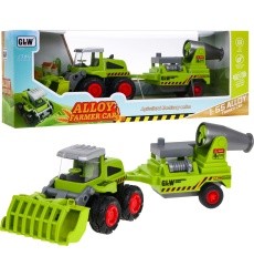 Metal Excavator with Trailer