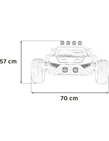 Vehicle Buggy Racing 5 Grey