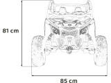 Transporto priemonė Buggy Maverick Turbo RR Blue