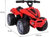 Quad Little Monster Red Vehicle
