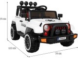 Visą laiką visureigis 4WD Baltas