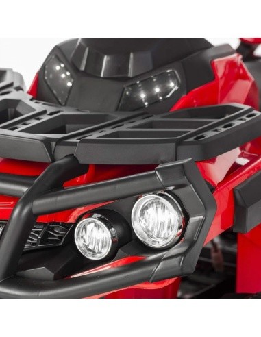 Keturratis ATV Raudona