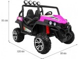 Grand Buggy 4x4 LIFT rožinė transporto priemonė