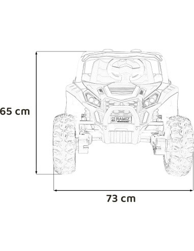 Buggy UTV 2000M Racing White