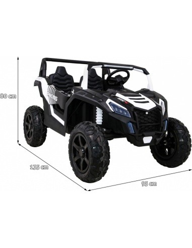 Vehicle Buggy ATV STRONG Racing White