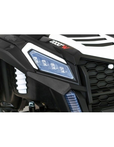 Vehicle Buggy ATV STRONG Racing White