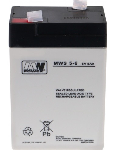 Vehicle parts battery 6V 5AH