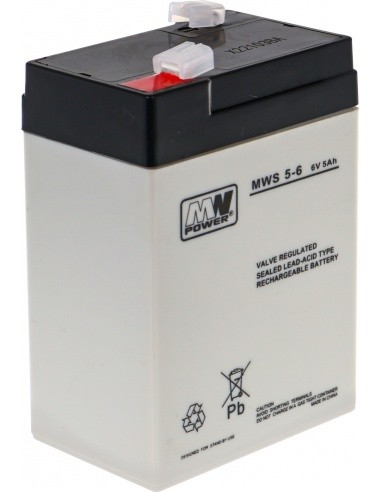 Vehicle parts battery 6V 5AH