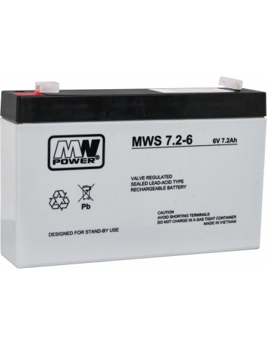 Battery 6V 7,2AH