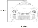 Elektromobilis RUF CTR3, baltas