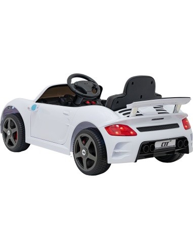 Elektromobilis RUF CTR3, baltas
