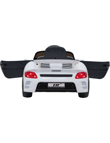 Elektromobilis RUF CTR3, baltas