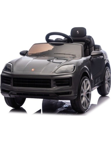 Elektromobilis Porsche Cayenne, juodas