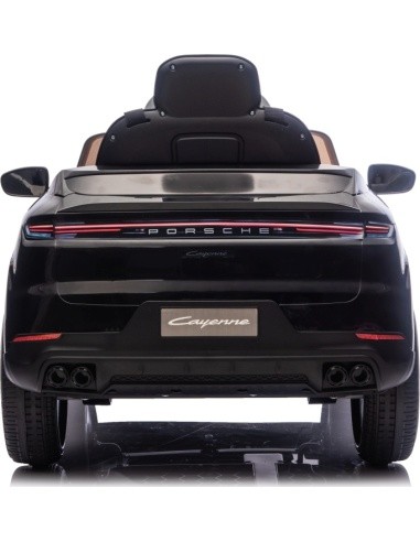 Elektromobilis Porsche Cayenne, juodas