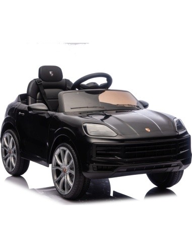 Elektromobilis Porsche Cayenne, juodas