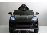 Elektromobilis Porsche Cayenne, juodas
