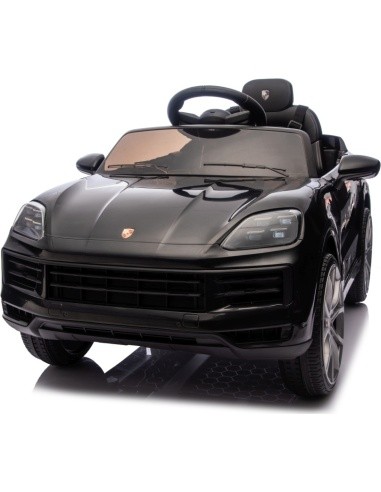 Elektromobilis Porsche Cayenne, juodas