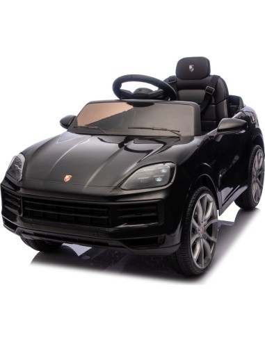 Elektromobilis Porsche Cayenne, juodas