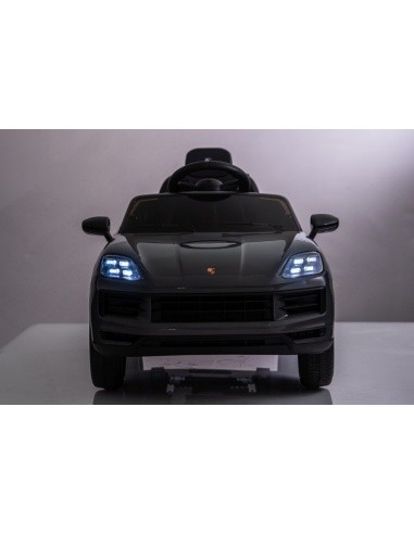 Elektromobilis Porsche Cayenne, juodas