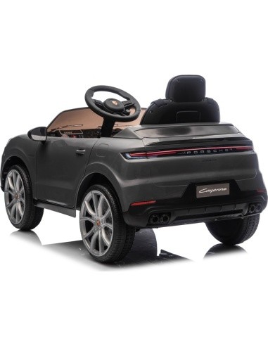 Elektromobilis Porsche Cayenne, juodas