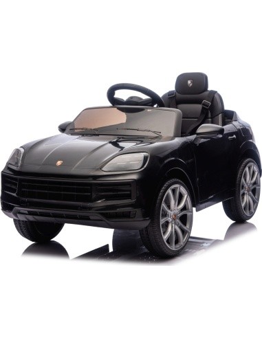 Elektromobilis Porsche Cayenne, juodas