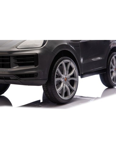 Elektromobilis Porsche Cayenne, juodas