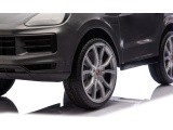 Elektromobilis Porsche Cayenne, juodas