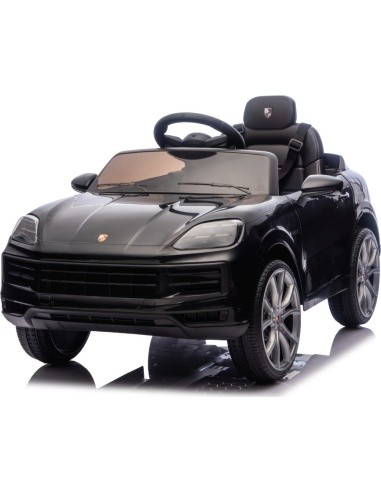 Elektromobilis Porsche Cayenne, juodas