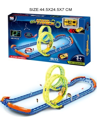 Glow in the Dark Race Track 46pcs.