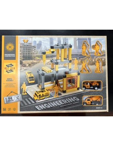 Garage Construction Site Set + Accessories and Figures